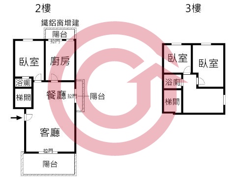 霸氣採光樓中樓 新北市新店區玫瑰路玫瑰中國城房屋 Yc 永慶房屋