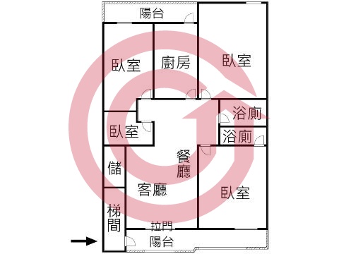 玫瑰城4房 新北市新店區富貴街玫瑰中國城房屋 Yc 永慶房屋