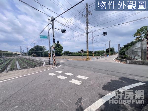 永靖獨鰲雙面路方正漂亮農地