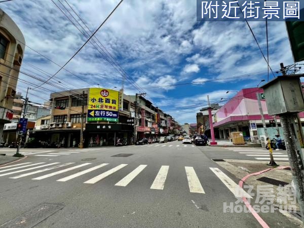 竹北三民路邊間電梯8套房店面