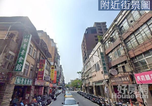 中山北路大面寬三角窗黃金店面-收租效益高