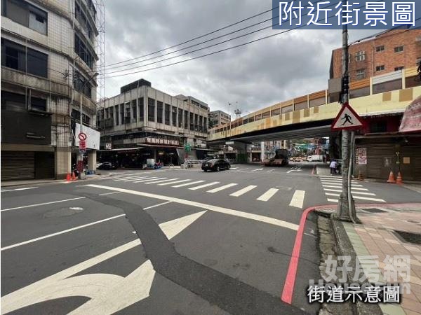 市區稀有孝一路滿租三角窗金透天店面