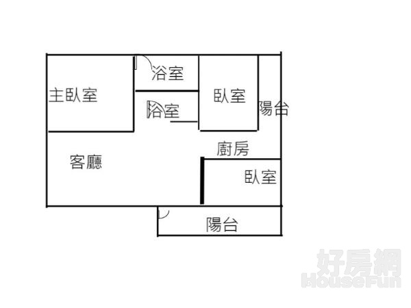 中興路郵局電梯三房兩衛雙陽台美屋