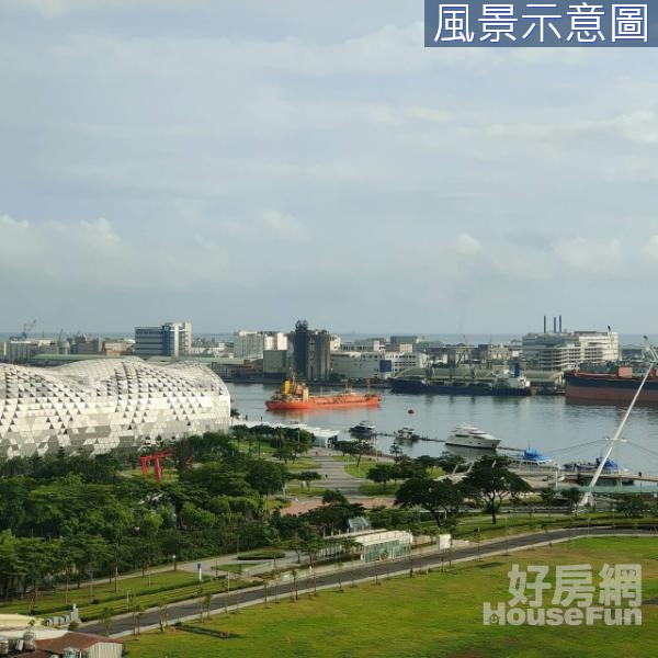 繽海輝達 亞灣超完美三房市景，海景永久棟距大平車