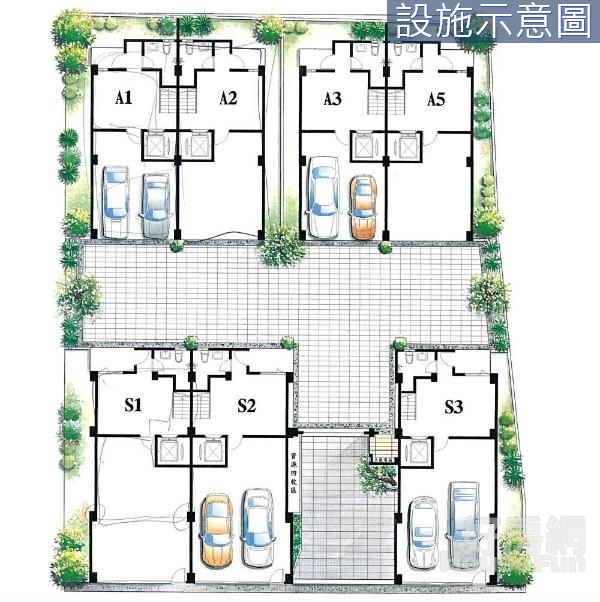 【DJ】洲際旁全新完工臨路雙車電梯別墅Ｓ1