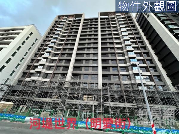 大樂河堤商圈河堤世界全新金店面附平車