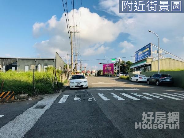 近龍井交流道★正15米龍社路方正★雙面臨路角建地