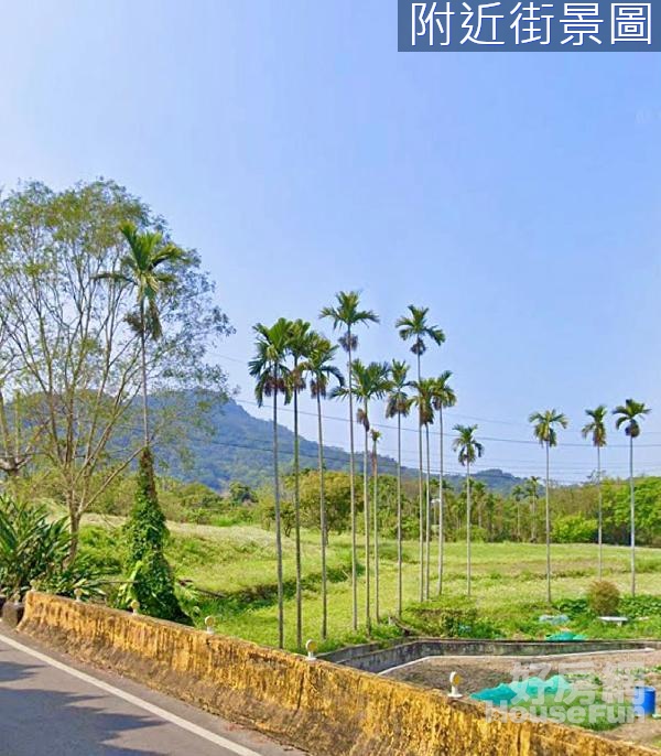 橫山田寮國小旁田洋大面寬景觀農地3504