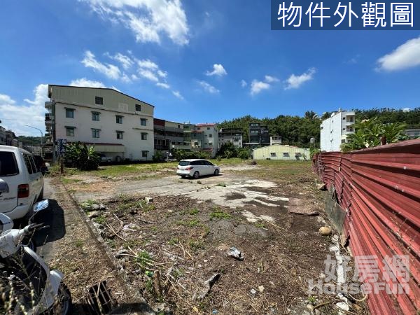 旗山市區雙面臨路大面寬稀有方正建地