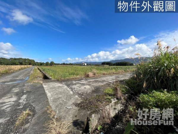 鳳林北林段★雙面路方正足坪★優質農地