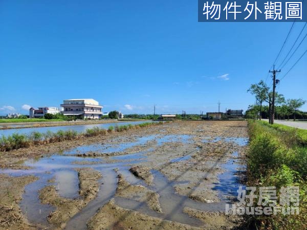 壯圍鄉五權段足坪雙面路三角窗農地