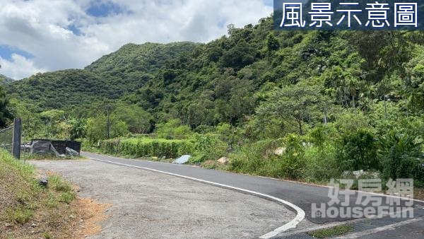 冬山鳥語花香綠油油山坡地