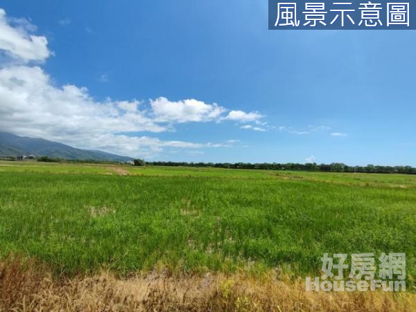 宜蘭頭城交流道青雲路大面寬千坪農地