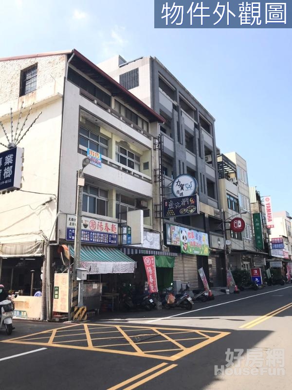 大甲鎮瀾宮旁邊間前後門透天吃市店面