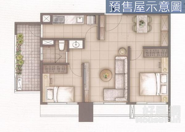 幸福捷運高樓兩房