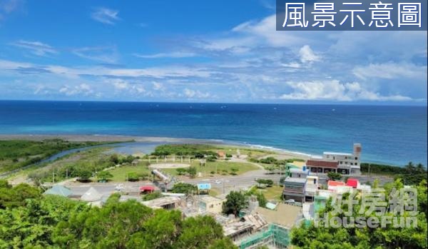 海景第一排磚瓦平房建地