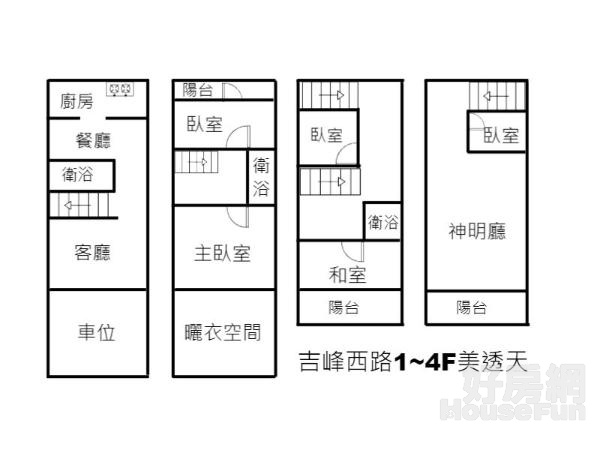 (M)吉峰活動中心旁前院停車美透天