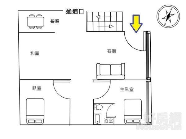 大立商圈稀有公寓二樓