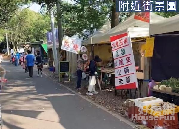 員林藤山步道收租林地-面寬105米可規劃攤位出租