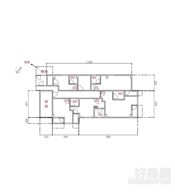 永東街收租五套房