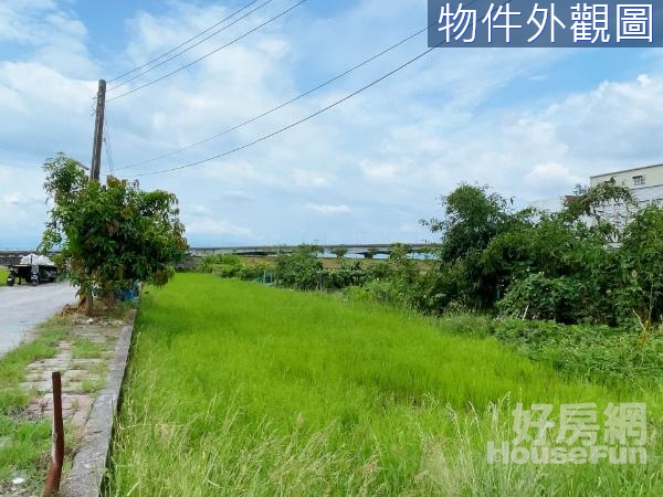 宜蘭市新張段雙面路近堤防可散步小農地