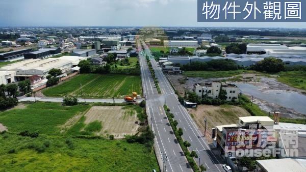 屏東萬丹路上雙面臨路角窗工業用地