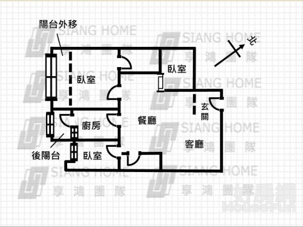 當代藝術3房平面車位