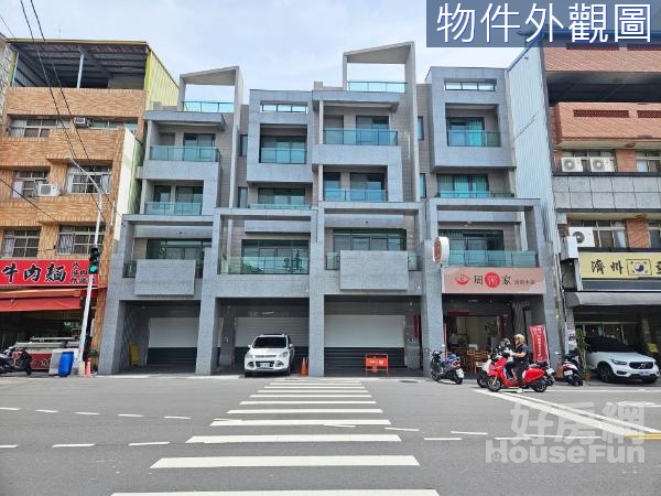 全新臨20米路豐原市政中心電梯店墅