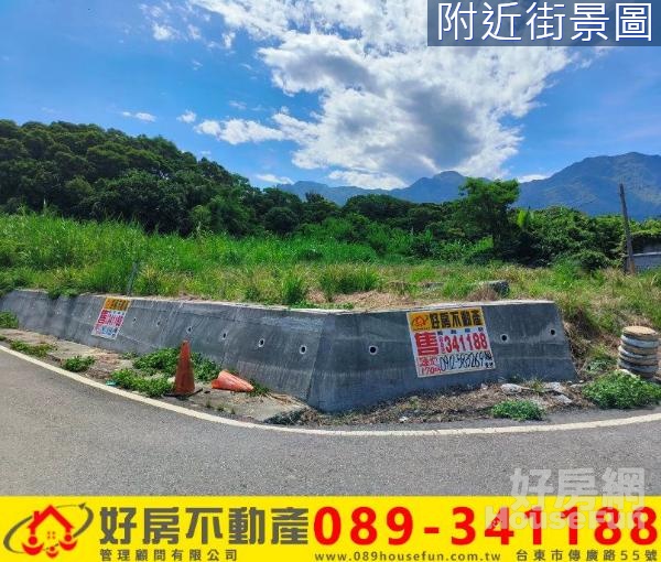 長濱市街三面臨路超優質建地