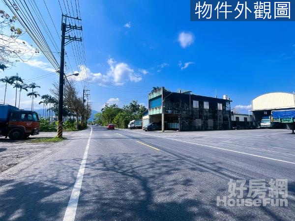 宜蘭市新生國小旁大路邊地形方正漂亮建地