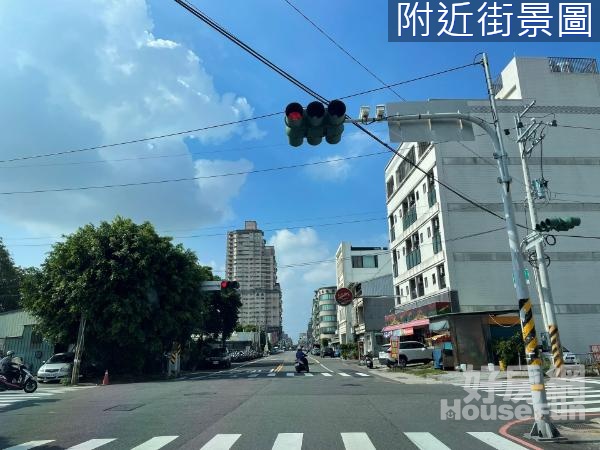 永康火車站學區內-臨12米路漂亮角窗建地