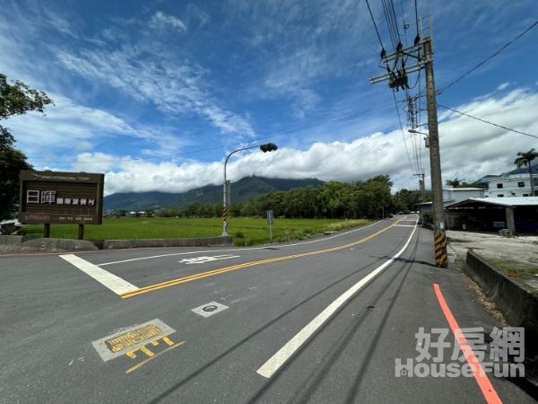 池上_伯朗大道日暉國際度假村 三角窗漂亮方正農地