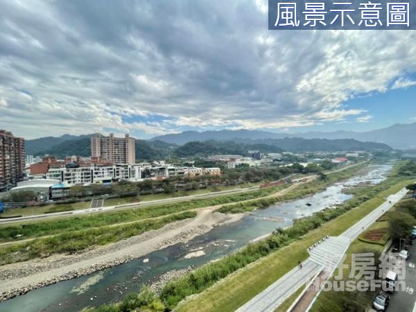 上河景河岸景觀採光三房平車-邊間.前後陽台