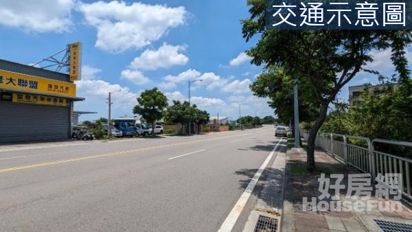 臨20米豐工路角地–都計內農地大面寬44米