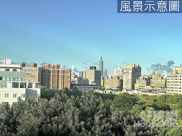 正面四號公園北市101御書院靚三房平面車永安站