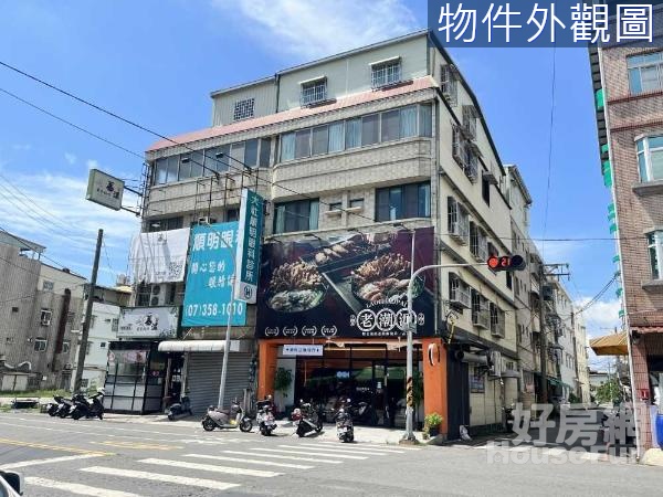 大社市中心大面寬收租店面+17套房高投報透店