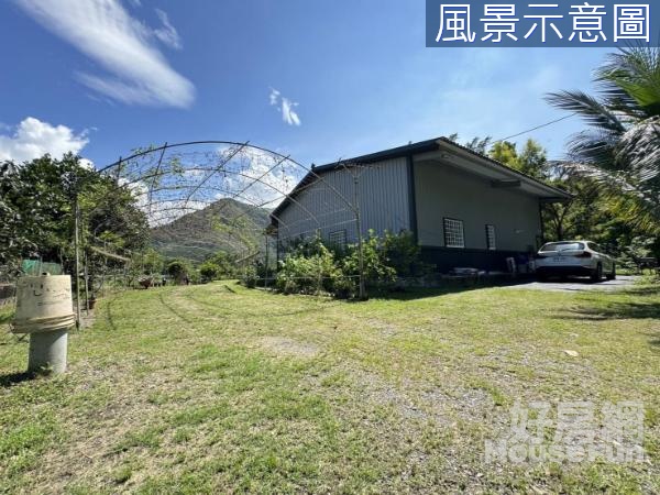 南投水里鄉下城豐盛漂亮大田園，陽光開心農場