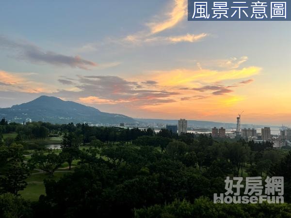 $台北灣面球場觀音山淡水河大器四房附裝潢