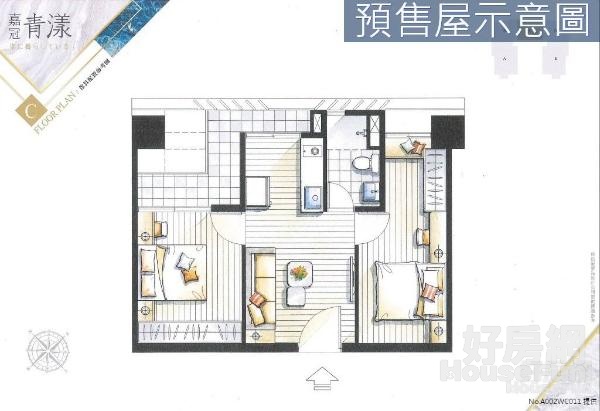 獨家專任-草屯嘉冠青漾兩房平車景觀戶