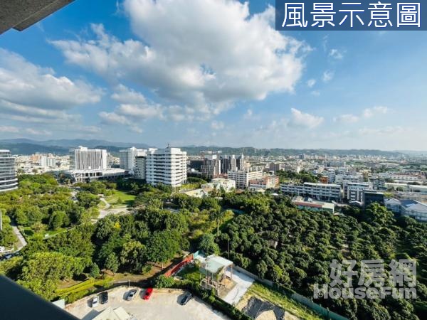 軟體園區森自在視野景觀全新未住四房雙車帝王戶