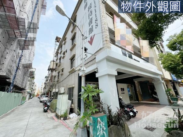 文化中心特商三路上百坪面寬角窗建地-傳家寶透店