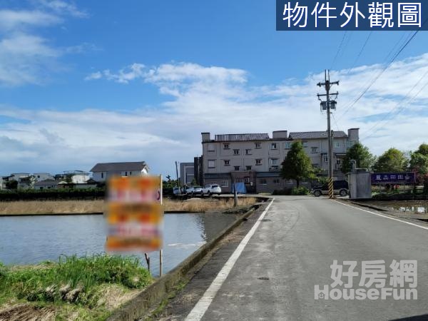 員山近嵐峰路大面寬漂亮足坪美農地