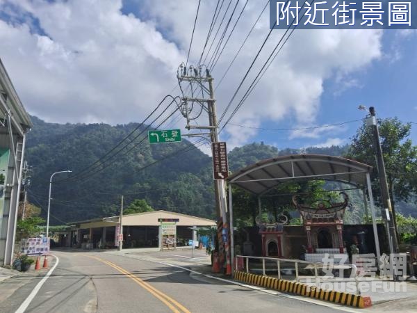 古坑草嶺近蓬萊瀑布美景觀稀有丙建地