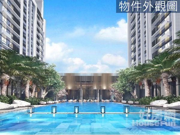 #聯悅馥中央游泳池飯店宅2+1房平車低總價