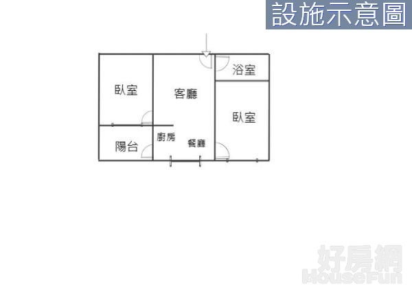 宏盛新世界河景美2房+平面車位