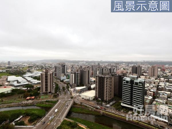 (專任)皇普雲鼎無敵視野公園水岸大道大兩房＋車位