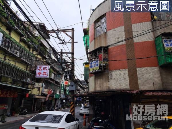 買賣近板橋土城捷運都更危老房屋與土地持分路口處