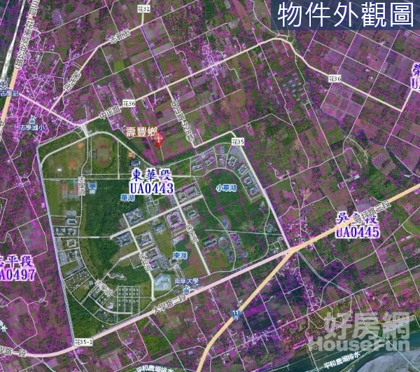 東華體育館旁|都內小筆農地|309坪|CF109