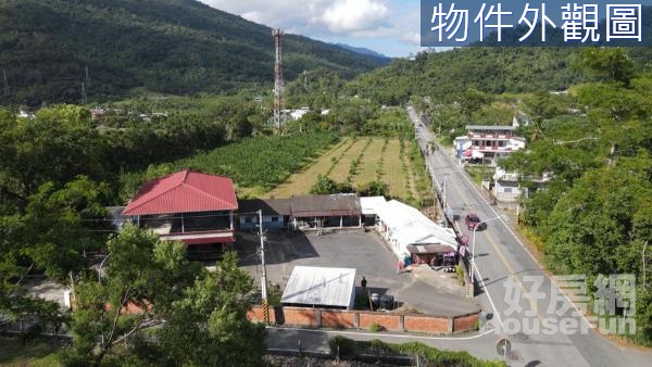 鹿野龍田雙面路農建地送古厝-建K126