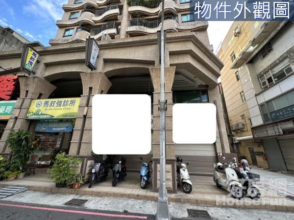 近新堀江角窗收租面寬約8.6米雙店面